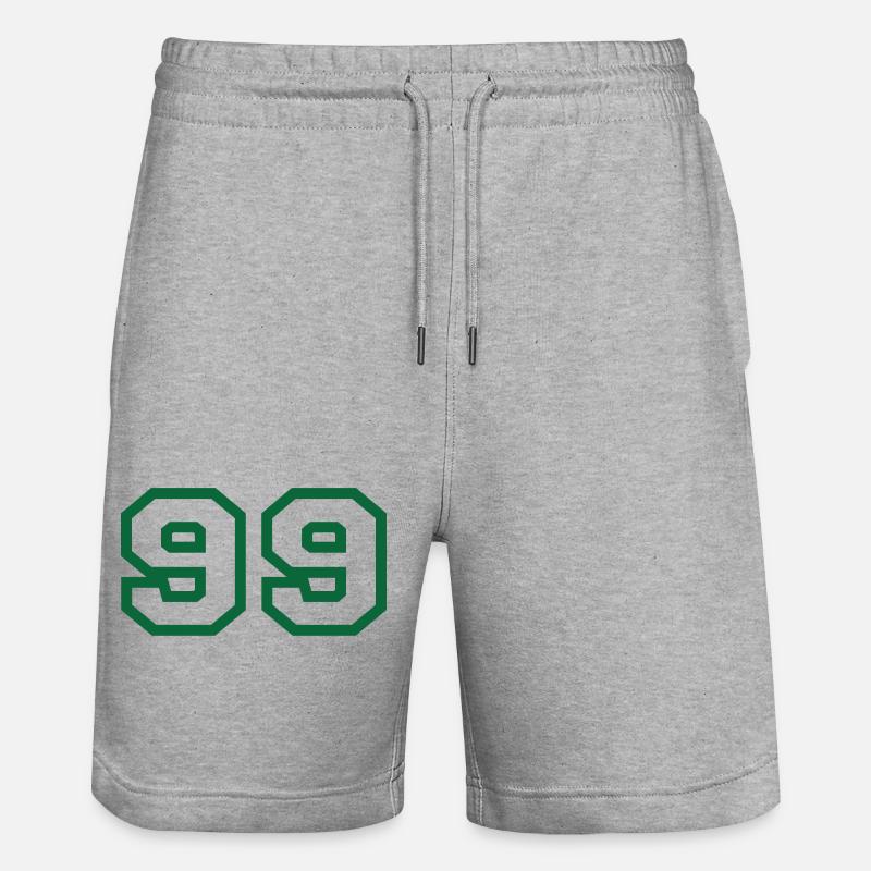 Numéro 99 sport - Short de jogging bio TRAINER Stanley/Stella unisexe - gris chiné