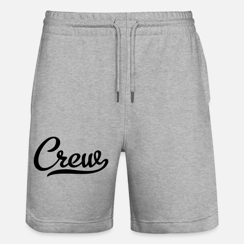 Équipage - Short de jogging bio TRAINER Stanley/Stella unisexe - gris chiné