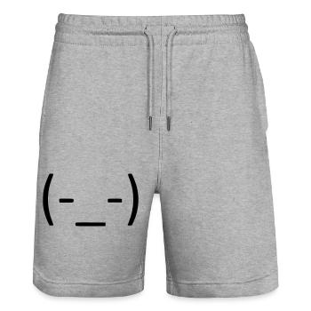 Just keep calm! 😑 - Stanley/Stella Trainer Unisex Organic Jogging Shorts - heather grey - Front - Nik (191cm) & Marisol (170cm)