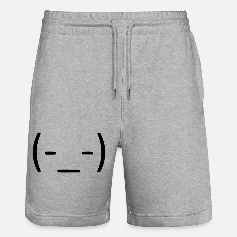 Einfach mal Ruhe bewahren! 😑 - Stanley/Stella Unisex Bio Joggingshorts Trainer  - Grau meliert