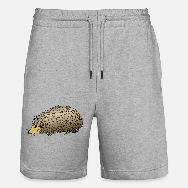 Hérisson - Short de jogging bio TRAINER Stanley/Stella unisexe - gris chiné