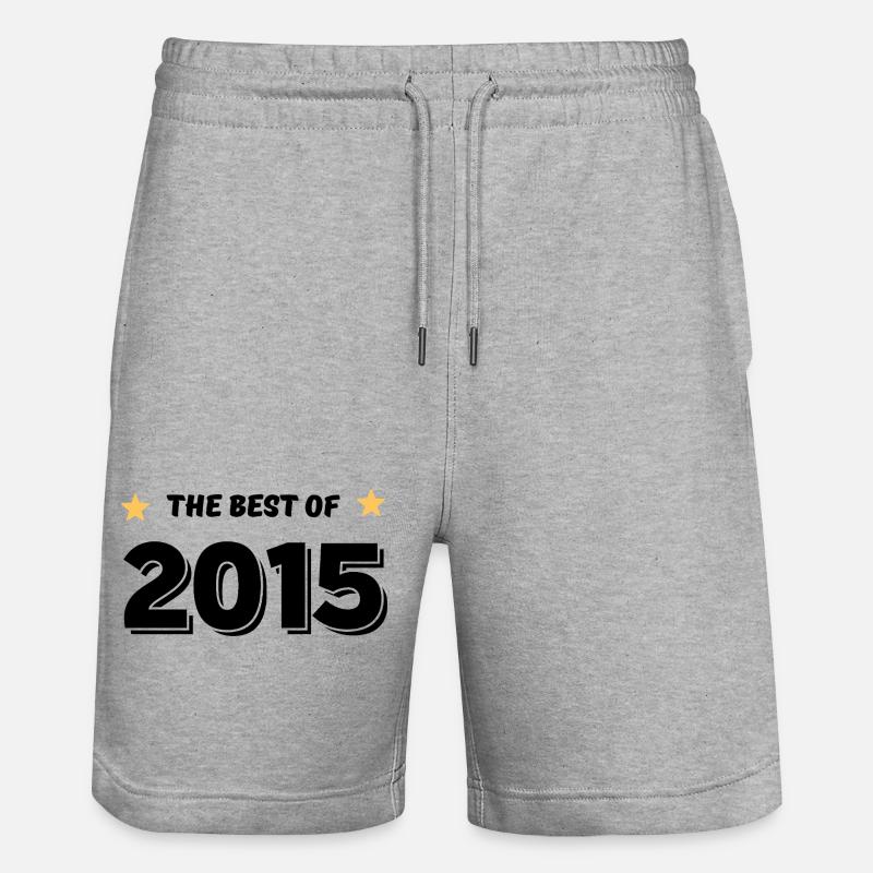 Das Beste aus 2015 - Stanley/Stella Unisex Bio Joggingshorts Trainer  - Grau meliert