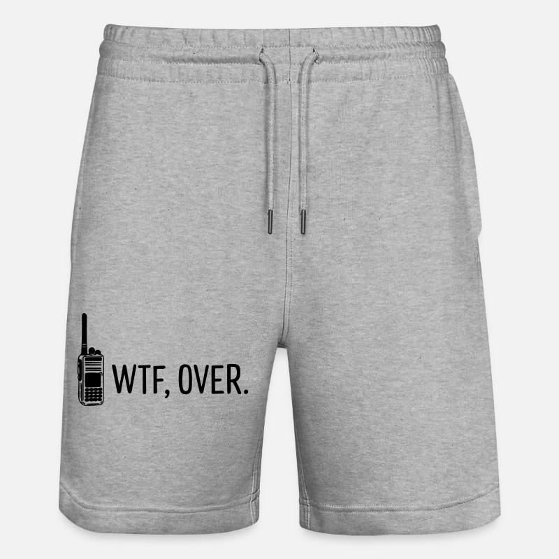 Quoi de neuf? - Short de jogging bio TRAINER Stanley/Stella unisexe - gris chiné