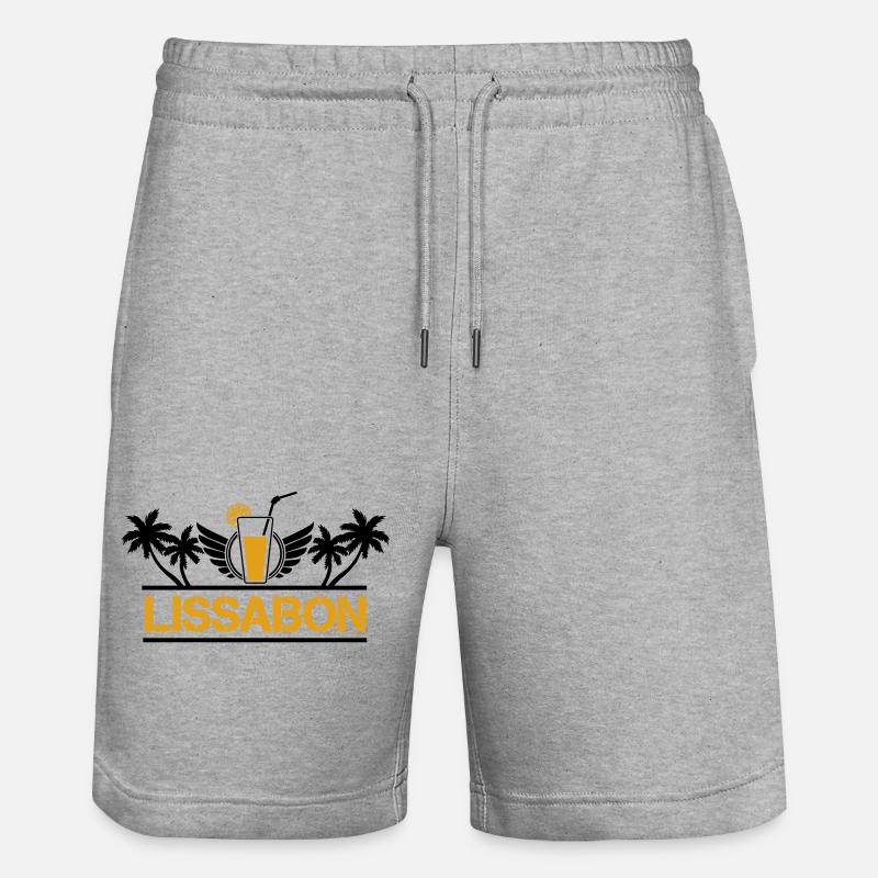 Lisbonne - Short de jogging bio TRAINER Stanley/Stella unisexe - gris chiné