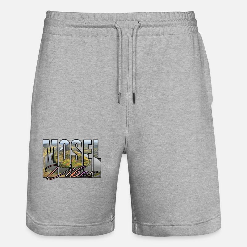 MOSELVibes - Short de jogging bio TRAINER Stanley/Stella unisexe - gris chiné