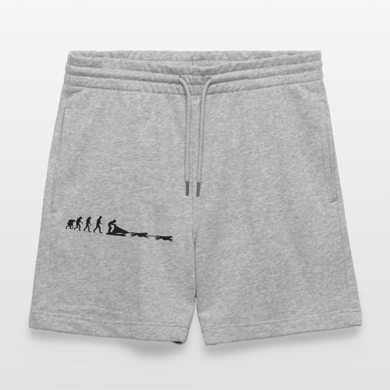 dog sledge evolution Stanley/Stella Trainer Unisex Organic Jogging Shorts