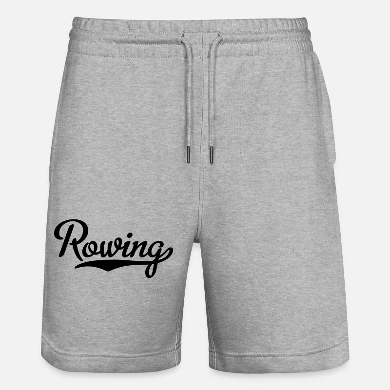 rangée - Short de jogging bio TRAINER Stanley/Stella unisexe - gris chiné