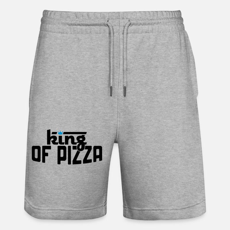 La pizza - Short de jogging bio TRAINER Stanley/Stella unisexe - gris chiné