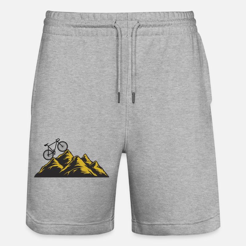Vélo Cyclisme Cycling Cycling - Short de jogging bio TRAINER Stanley/Stella unisexe - gris chiné