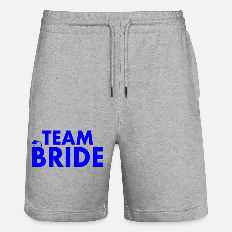 Team bride - Short de jogging bio TRAINER Stanley/Stella unisexe - gris chiné