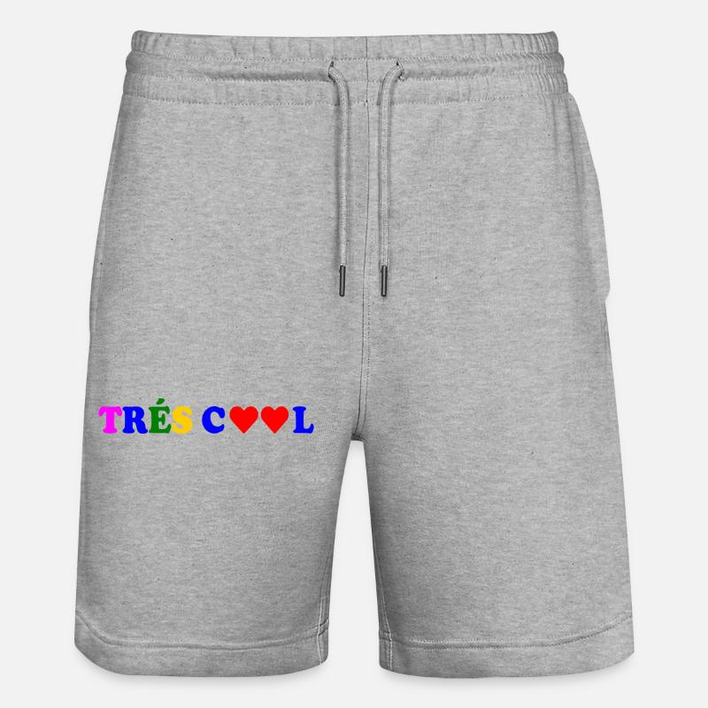 Trés cool - Short de jogging bio TRAINER Stanley/Stella unisexe - gris chiné