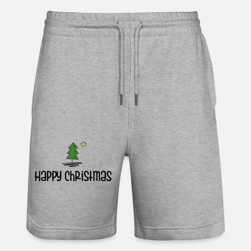 Joyeux Noël - Short de jogging bio TRAINER Stanley/Stella unisexe - gris chiné