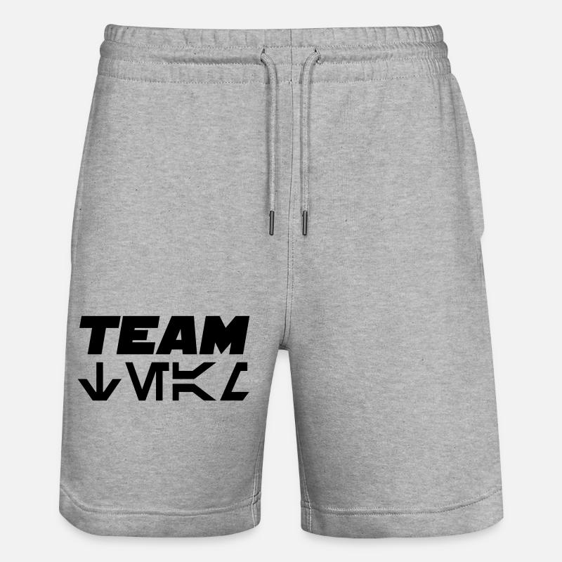 Équipe SW - Short de jogging bio TRAINER Stanley/Stella unisexe - gris chiné