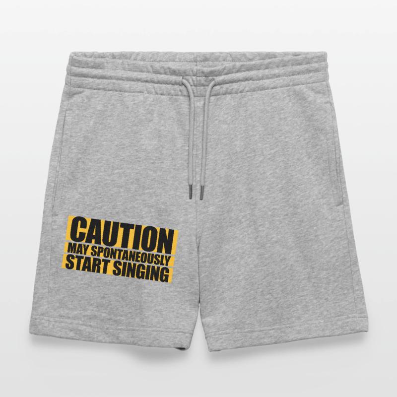may spontaneously start singing Stanley/Stella Trainer Unisex Organic Jogging Shorts