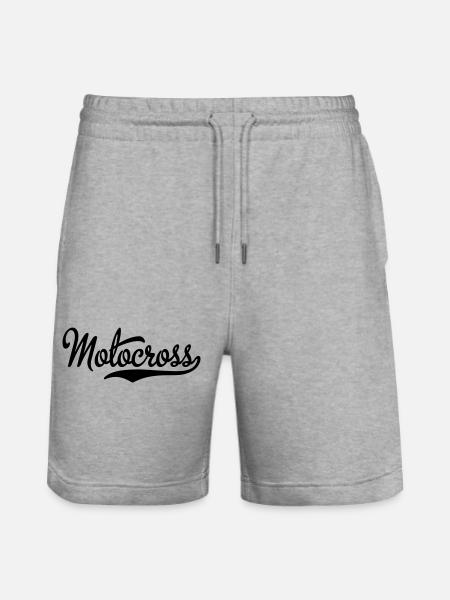 Motocross - Stanley/Stella Trainer Unisex Organic Jogging Shorts - heather grey