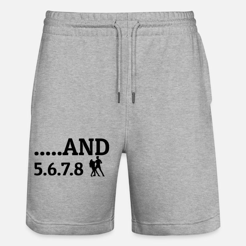 Danse Musique de danse - Short de jogging bio TRAINER Stanley/Stella unisexe - gris chiné