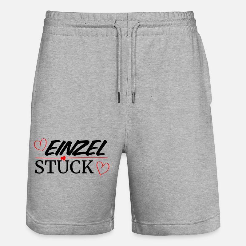 Einzelstück - Stanley/Stella Unisex Bio Joggingshorts Trainer  - Grau meliert