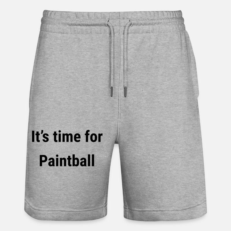 Paintball Airsoft - Short de jogging bio TRAINER Stanley/Stella unisexe - gris chiné