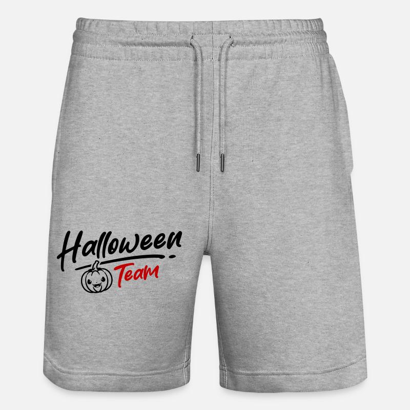 Fête d’équipe d’Halloween - Short de jogging bio TRAINER Stanley/Stella unisexe - gris chiné