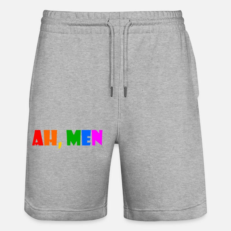 Ah men - Short de jogging bio TRAINER Stanley/Stella unisexe - gris chiné
