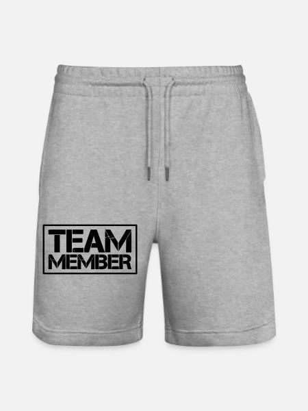 Équipier - Short de jogging bio TRAINER Stanley/Stella unisexe - gris chiné