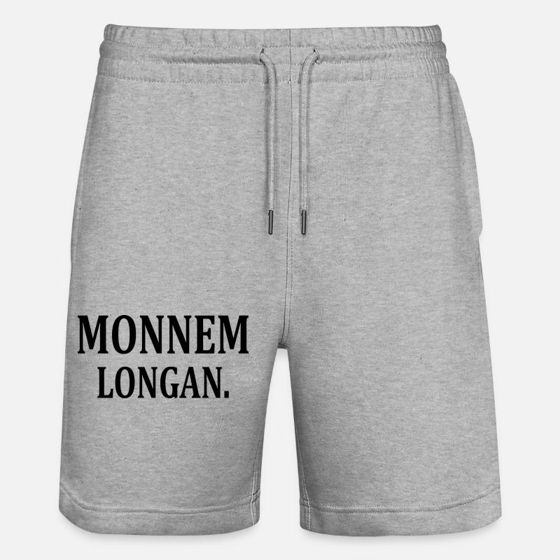 Mannheim Monnem Mannheimat - Stanley/Stella Unisex Bio Joggingshorts Trainer  - Grau meliert