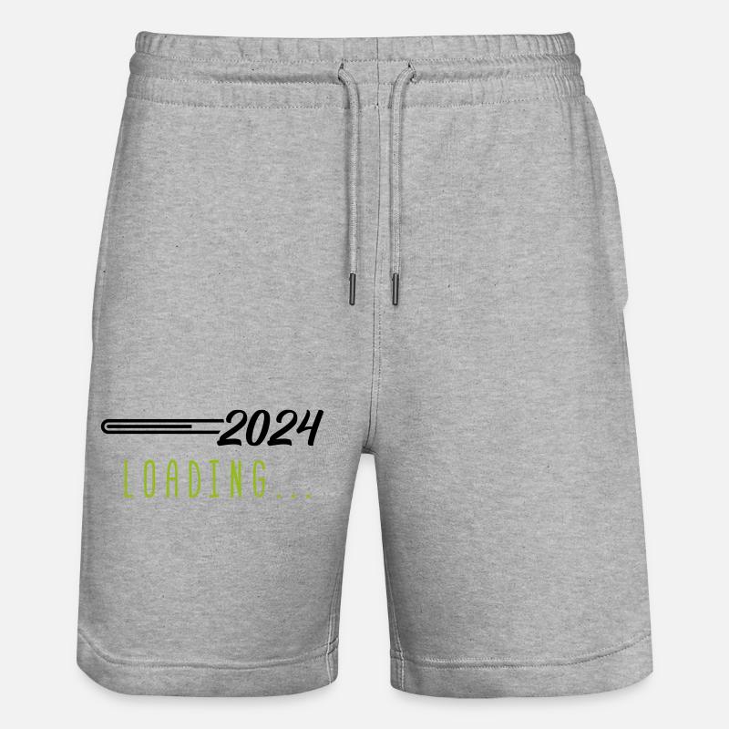 2024 loading - Stanley/Stella Unisex Bio Joggingshorts Trainer  - Grau meliert