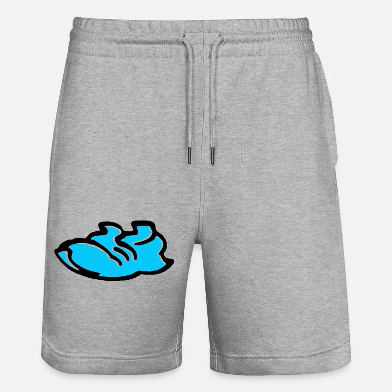 Basket - Short de jogging bio TRAINER Stanley/Stella unisexe - gris chiné