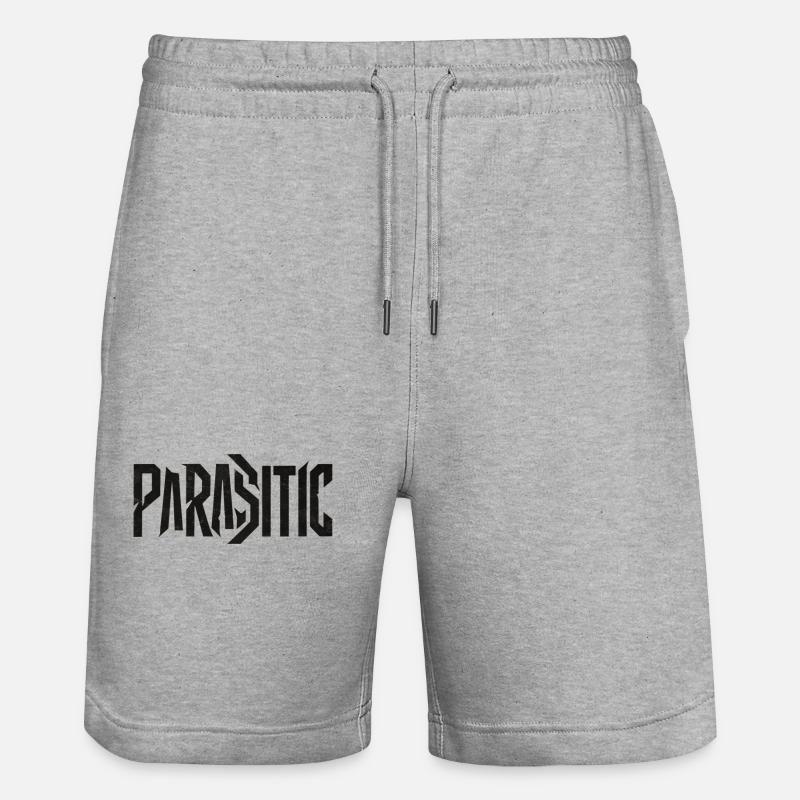 Parasitic2 - Stanley/Stella Unisex Bio Joggingshorts Trainer  - Grau meliert