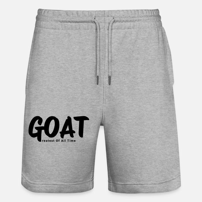 The GOAT - Short de jogging bio TRAINER Stanley/Stella unisexe - gris chiné