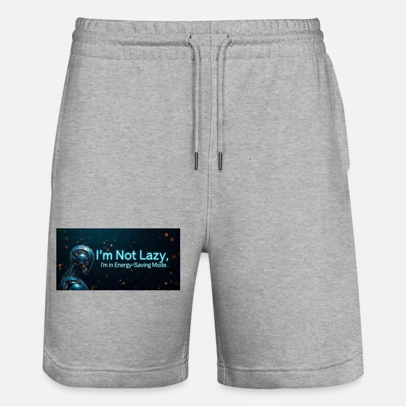 Nerd Code Énergie - Short de jogging bio TRAINER Stanley/Stella unisexe - gris chiné