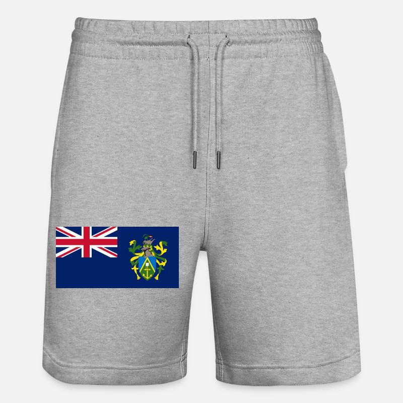 Îles Pitcairn - Short de jogging bio TRAINER Stanley/Stella unisexe - gris chiné