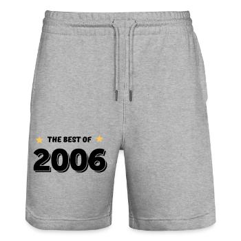 Das Beste aus 2006 - Stanley/Stella Unisex Bio Joggingshorts Trainer  - Grau meliert - Vorne - Nik (191cm) & Marisol (170cm)