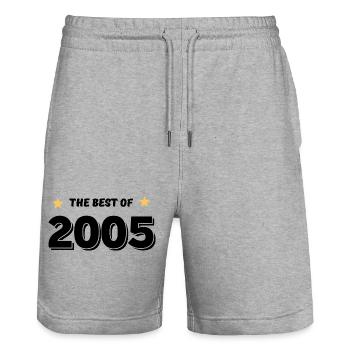 Das Beste aus 2005 - Stanley/Stella Unisex Bio Joggingshorts Trainer  - Grau meliert - Vorne - Nik (191cm) & Marisol (170cm)