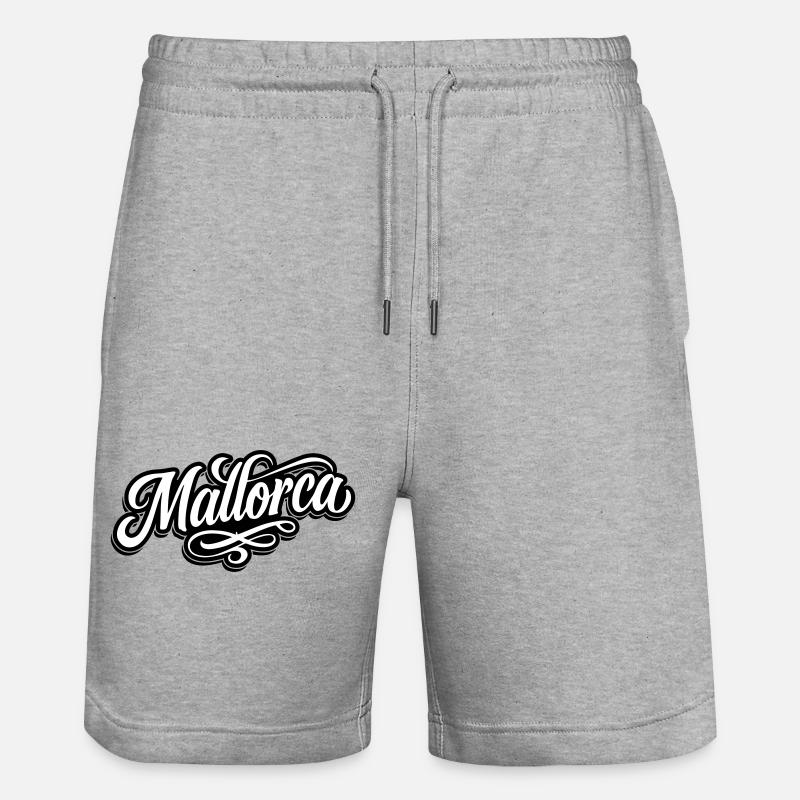Majorque Tattoo - Short de jogging bio TRAINER Stanley/Stella unisexe - gris chiné