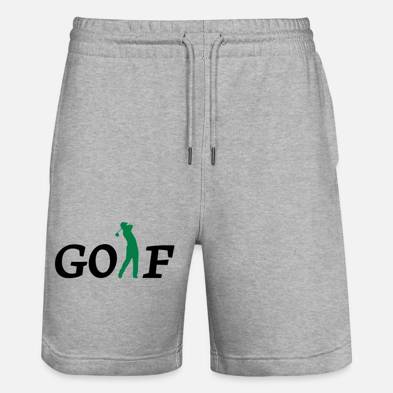 golf sport - Short de jogging bio TRAINER Stanley/Stella unisexe - gris chiné