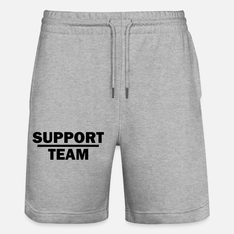 support team - Short de jogging bio TRAINER Stanley/Stella unisexe - gris chiné