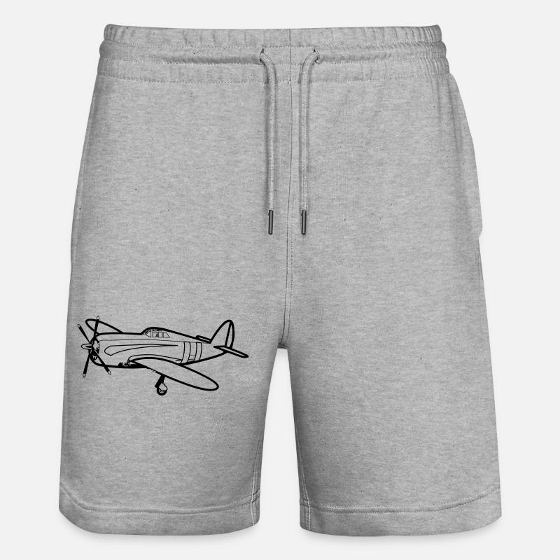 flieger - Short de jogging bio TRAINER Stanley/Stella unisexe - gris chiné