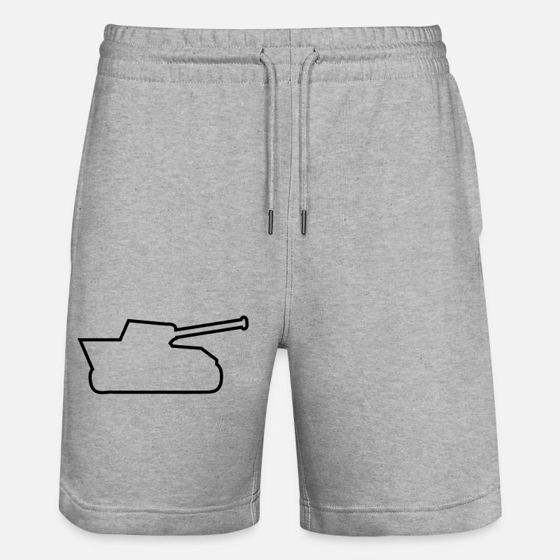 char - Short de jogging bio TRAINER Stanley/Stella unisexe - gris chiné