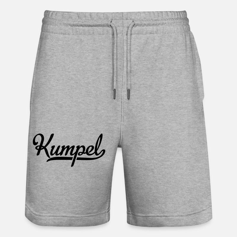 Kumpel - Stanley/Stella Unisex Bio Joggingshorts Trainer  - Grau meliert