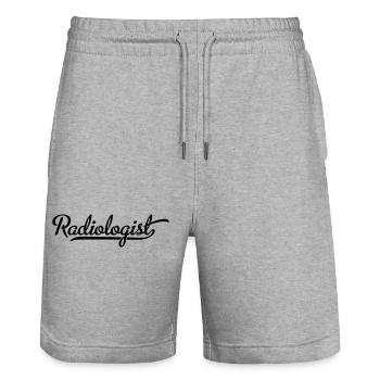 Radiologie - Short de jogging bio TRAINER Stanley/Stella unisexe - gris chiné - Devant - Nik (191cm) & Marisol (170cm)