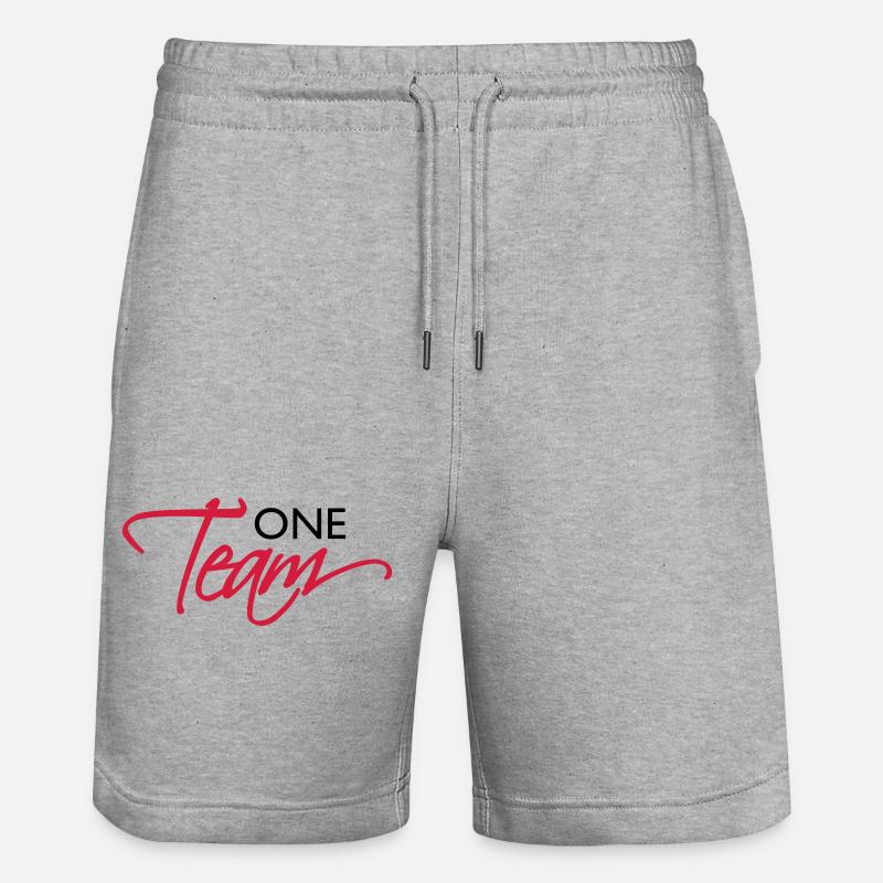 Un équipage d’équipe - Short de jogging bio TRAINER Stanley/Stella unisexe - gris chiné