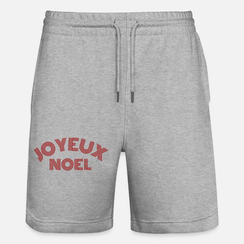 Joyeux noel - Short de jogging bio TRAINER Stanley/Stella unisexe - gris chiné
