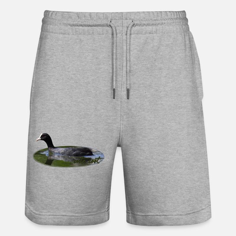 Foulque de sauvagine - Short de jogging bio TRAINER Stanley/Stella unisexe - gris chiné