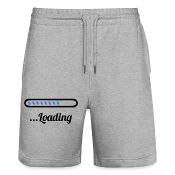 loading - Stanley/Stella Unisex Bio Joggingshorts Trainer  - Grau meliert - Vorne - Nik (191cm) & Marisol (170cm)
