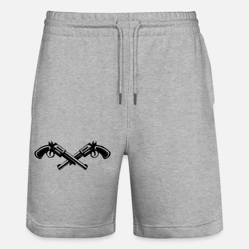 Armes - Short de jogging bio TRAINER Stanley/Stella unisexe - gris chiné