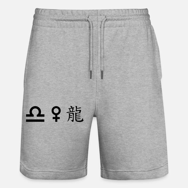 Balance Vénus Dragon - Short de jogging bio TRAINER Stanley/Stella unisexe - gris chiné