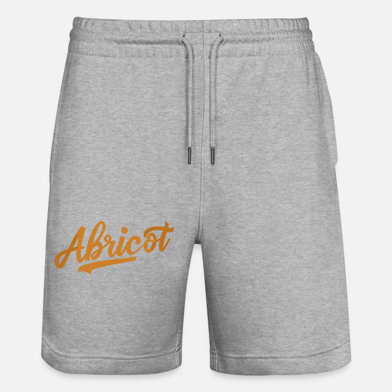 Abricot - Short de jogging bio TRAINER Stanley/Stella unisexe - gris chiné