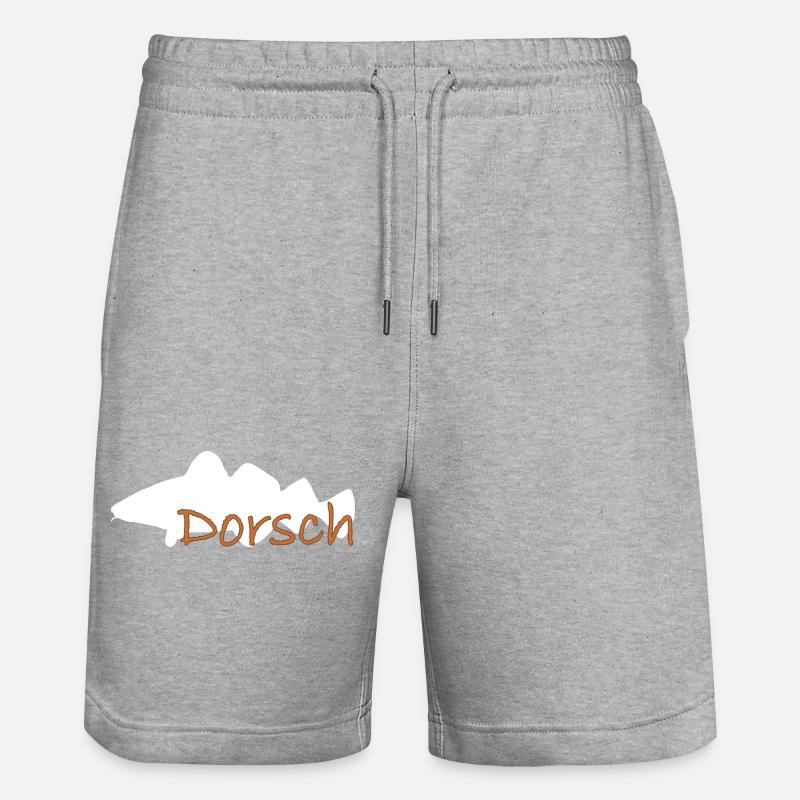 Morue blanche - Short de jogging bio TRAINER Stanley/Stella unisexe - gris chiné