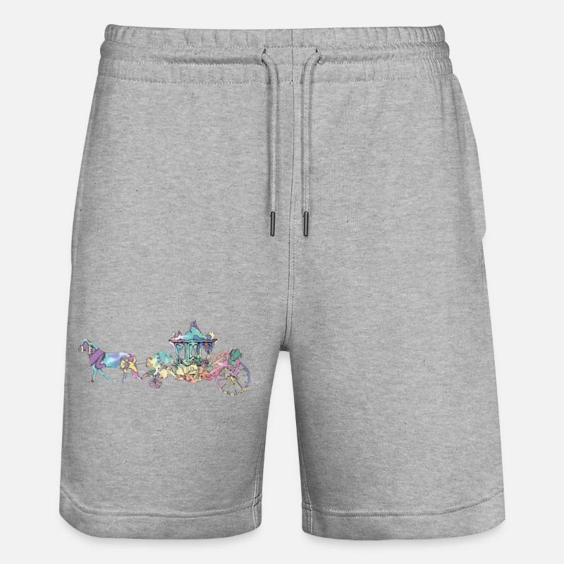Silhouette de carrosse - Short de jogging bio TRAINER Stanley/Stella unisexe - gris chiné